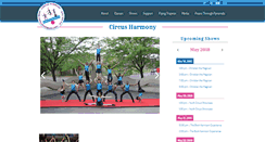 Desktop Screenshot of circusharmony.org